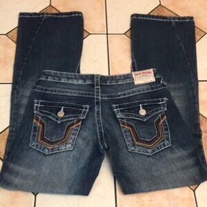 Soul rocker for all the Public dark wash denim jeans size 27x32